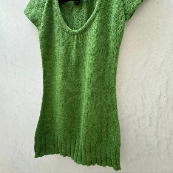 Paul Frank || Wool Blend Scoop Neck Sweater Top Green XS - Picture 5 of 8